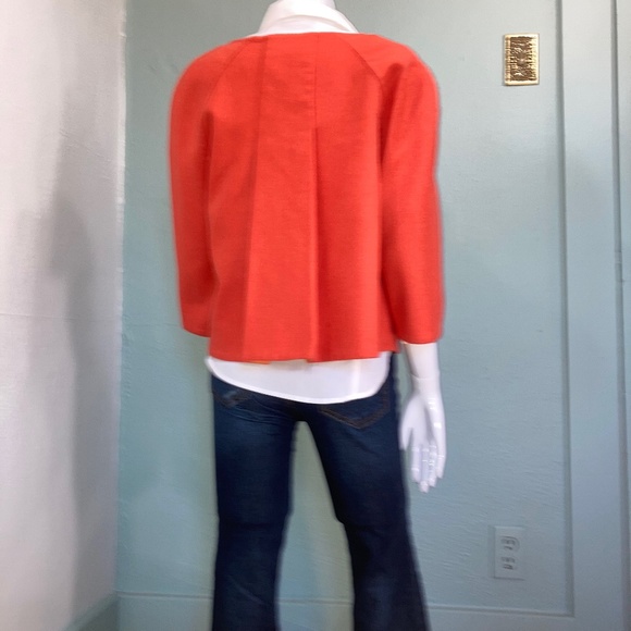 Jones New York Coral Jacket M with Vintage Pin - Picture 5 of 5